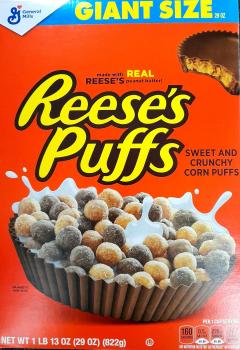 GENERAL MILLS 'Reese's' Puffs Getreide Kugeln mit Peanutbutter 822 gr